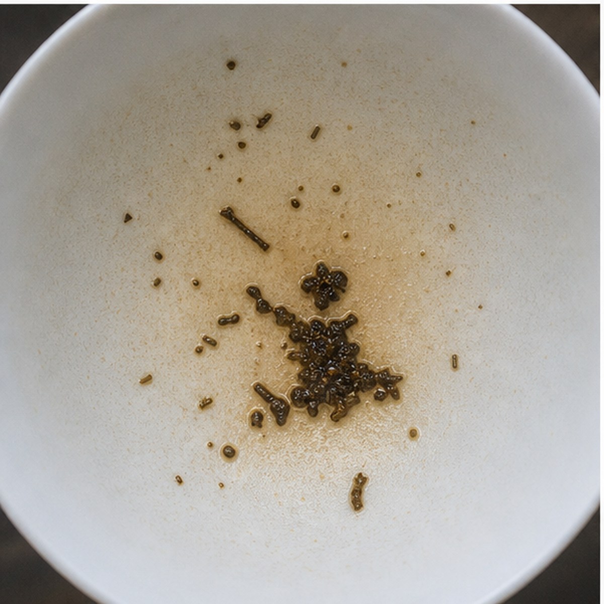 Jumping Figure tea leaves cup variation two
