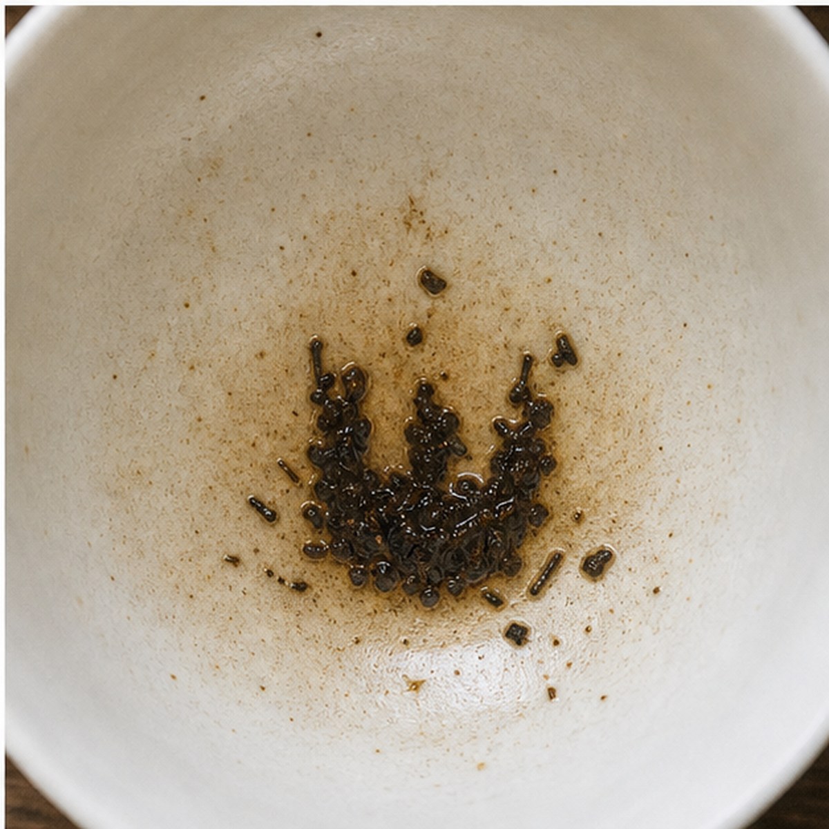 King On His Throne tea leaves cup variation three