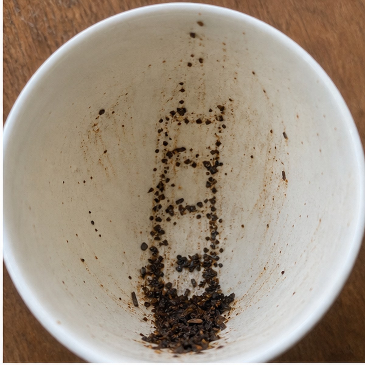 Ladder tea leaves cup variation one