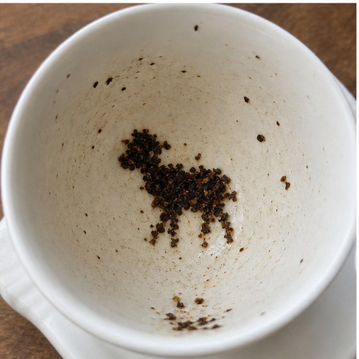 Lamb tea leaves cup variation two