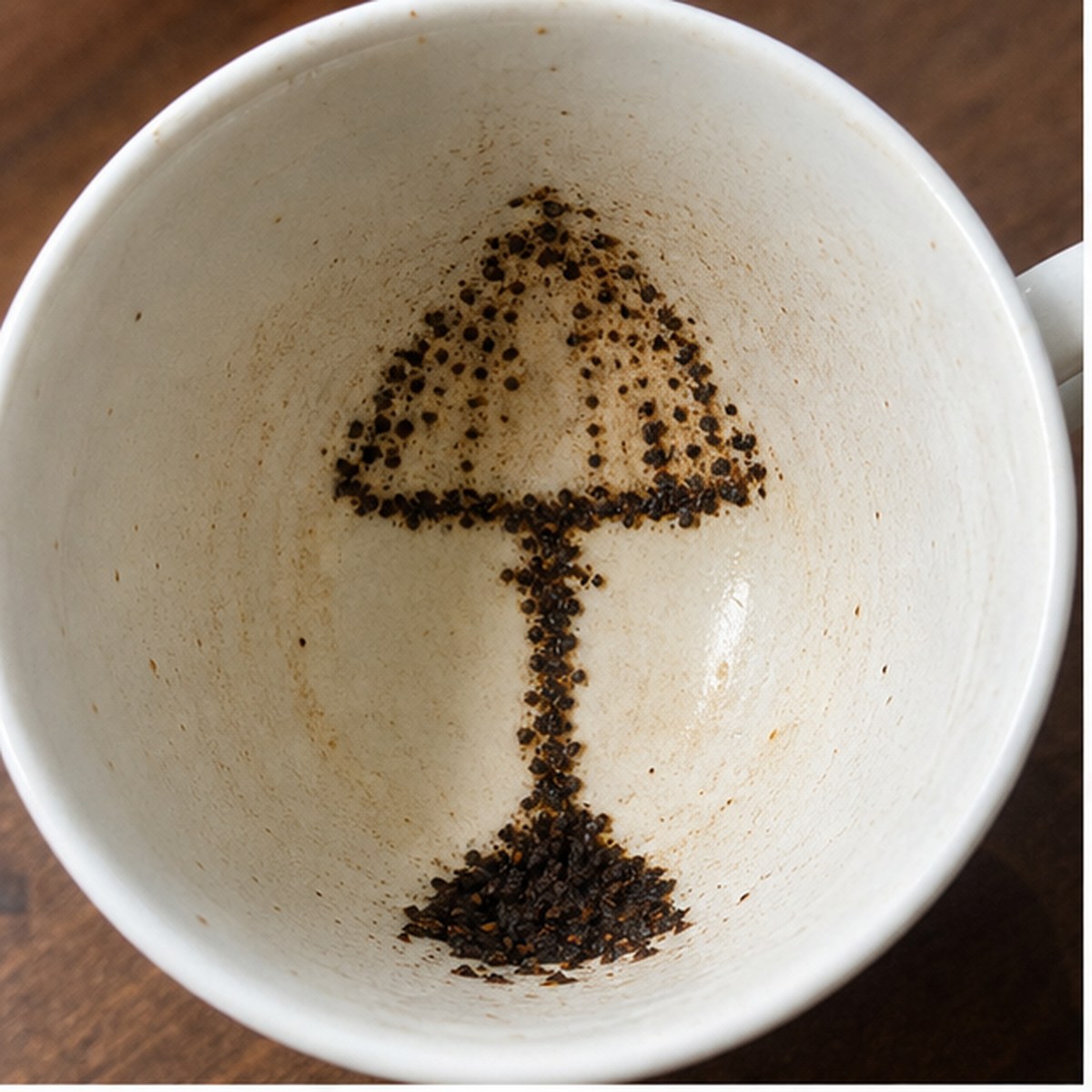 Lamp tea leaf reading cup example