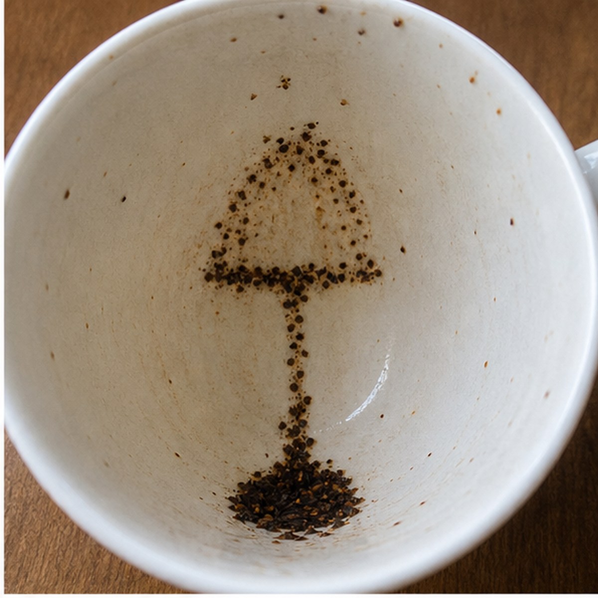 Lamp tea leaves cup variation one