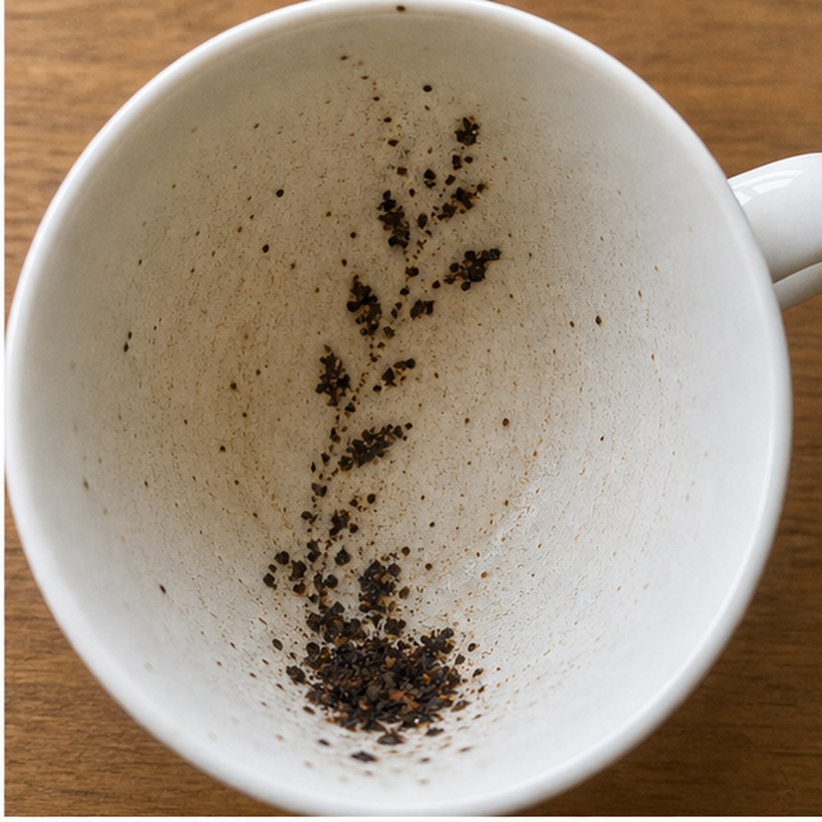 Laurel tea leaves cup variation one