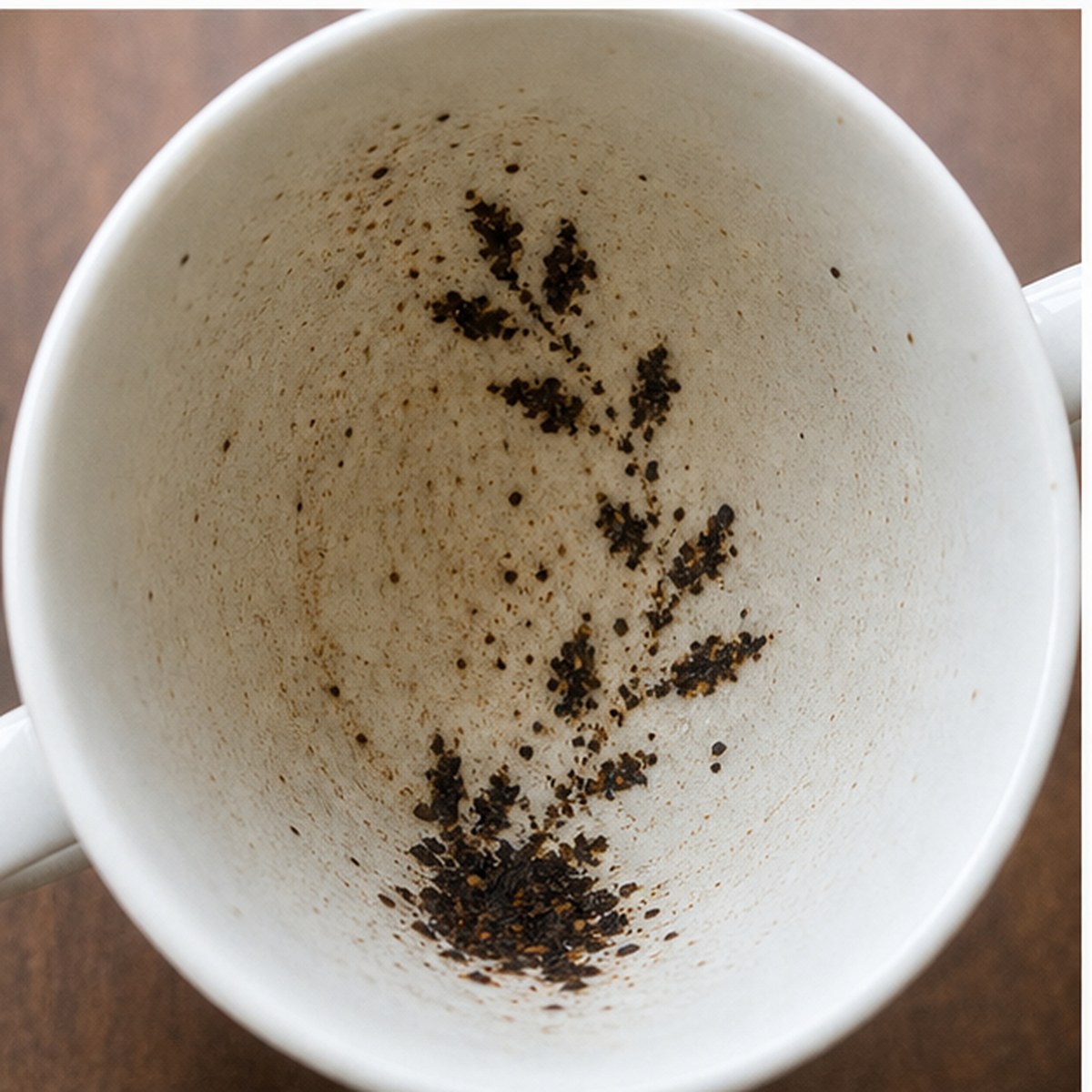 Laurel tea leaves cup variation two