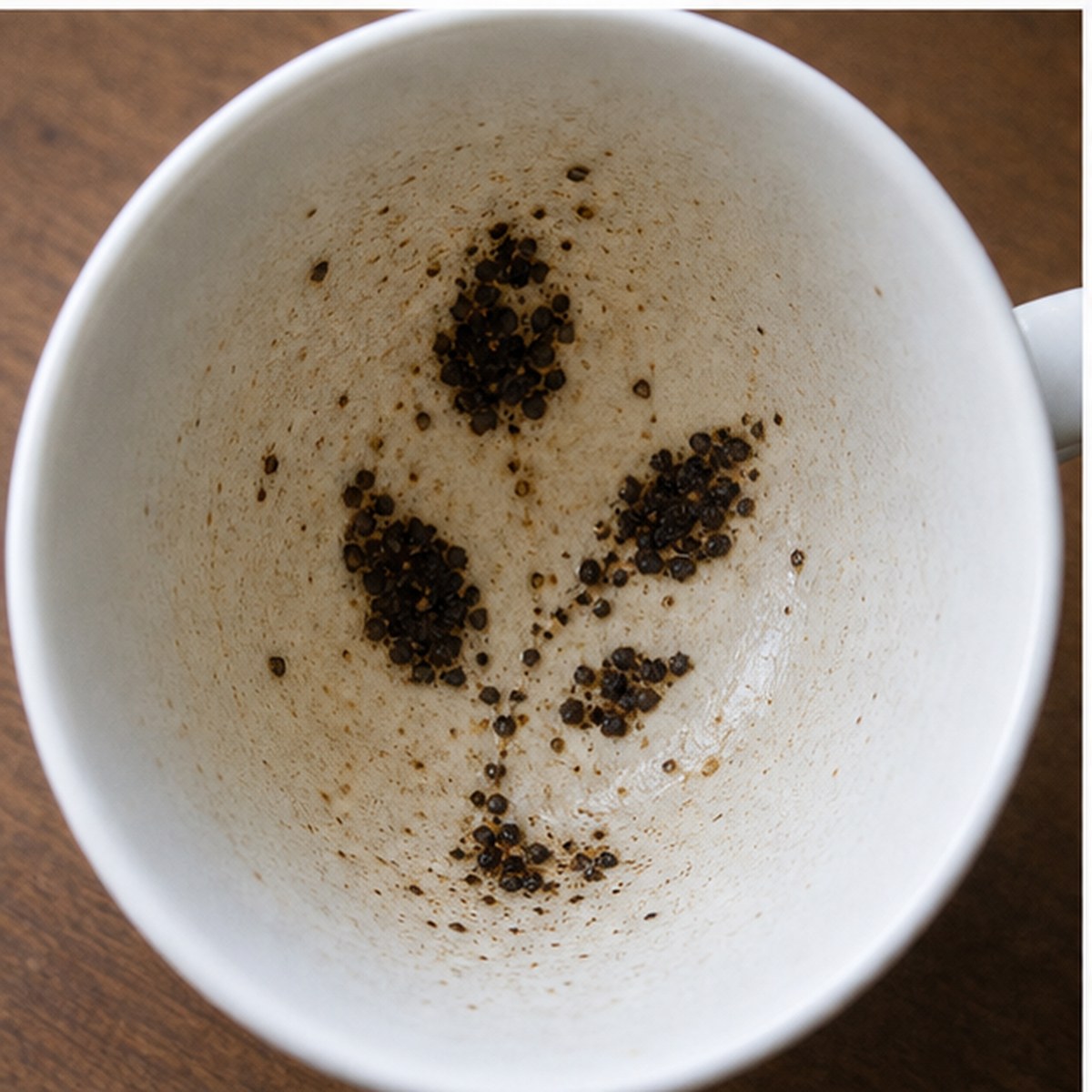 Leaves tea leaves cup variation two