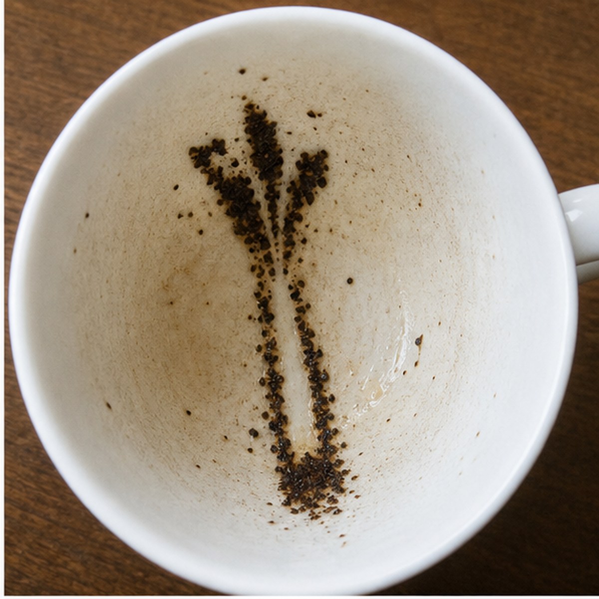 Leek tea leaves cup variation one