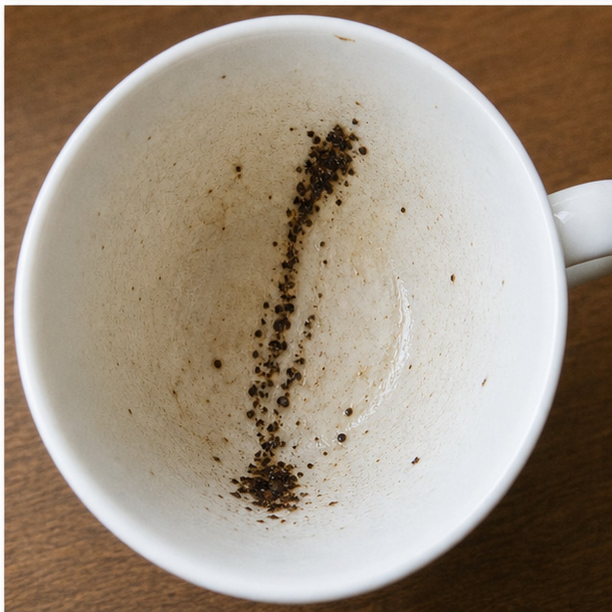 Leek tea leaves cup variation three