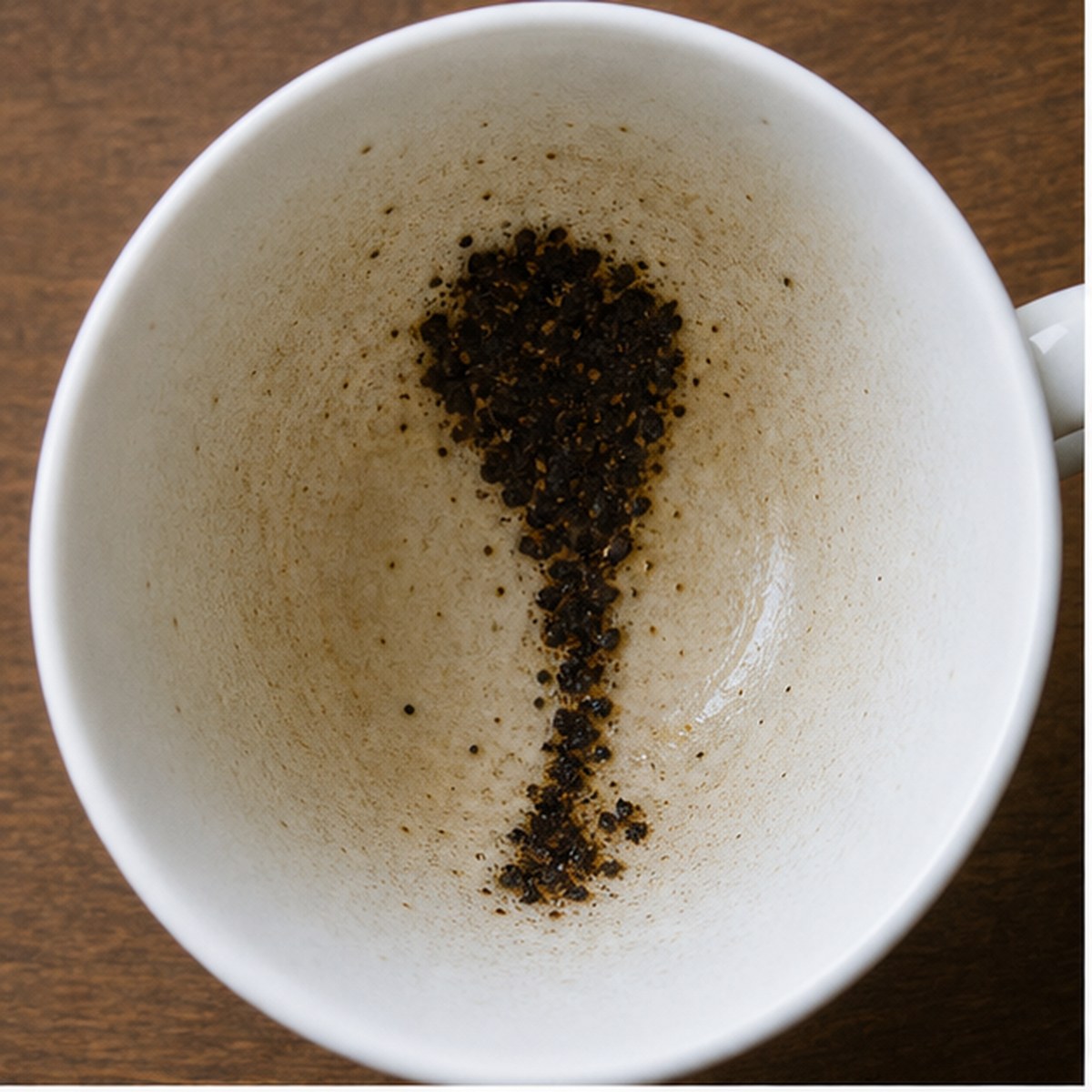 Leg Of Mutton tea leaf reading cup example