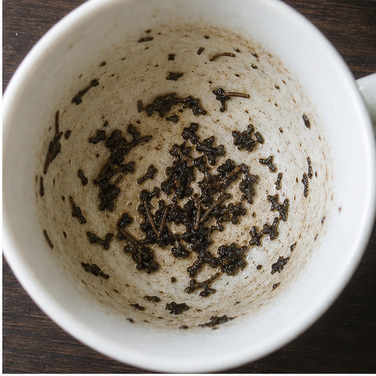 Lettuce tea leaves cup variation one