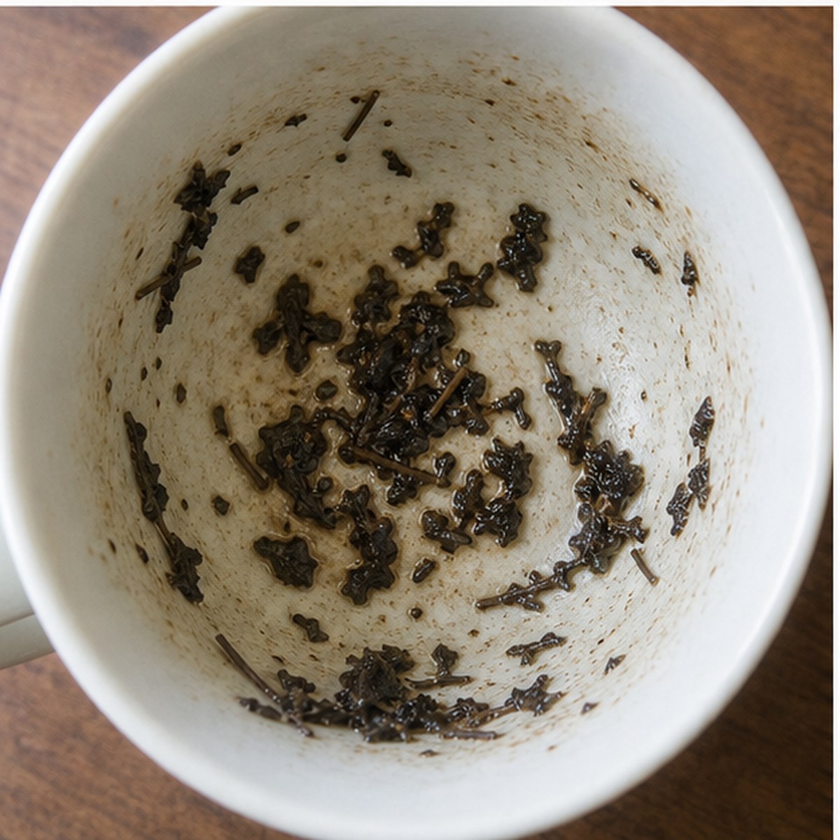 Lettuce tea leaves cup variation two