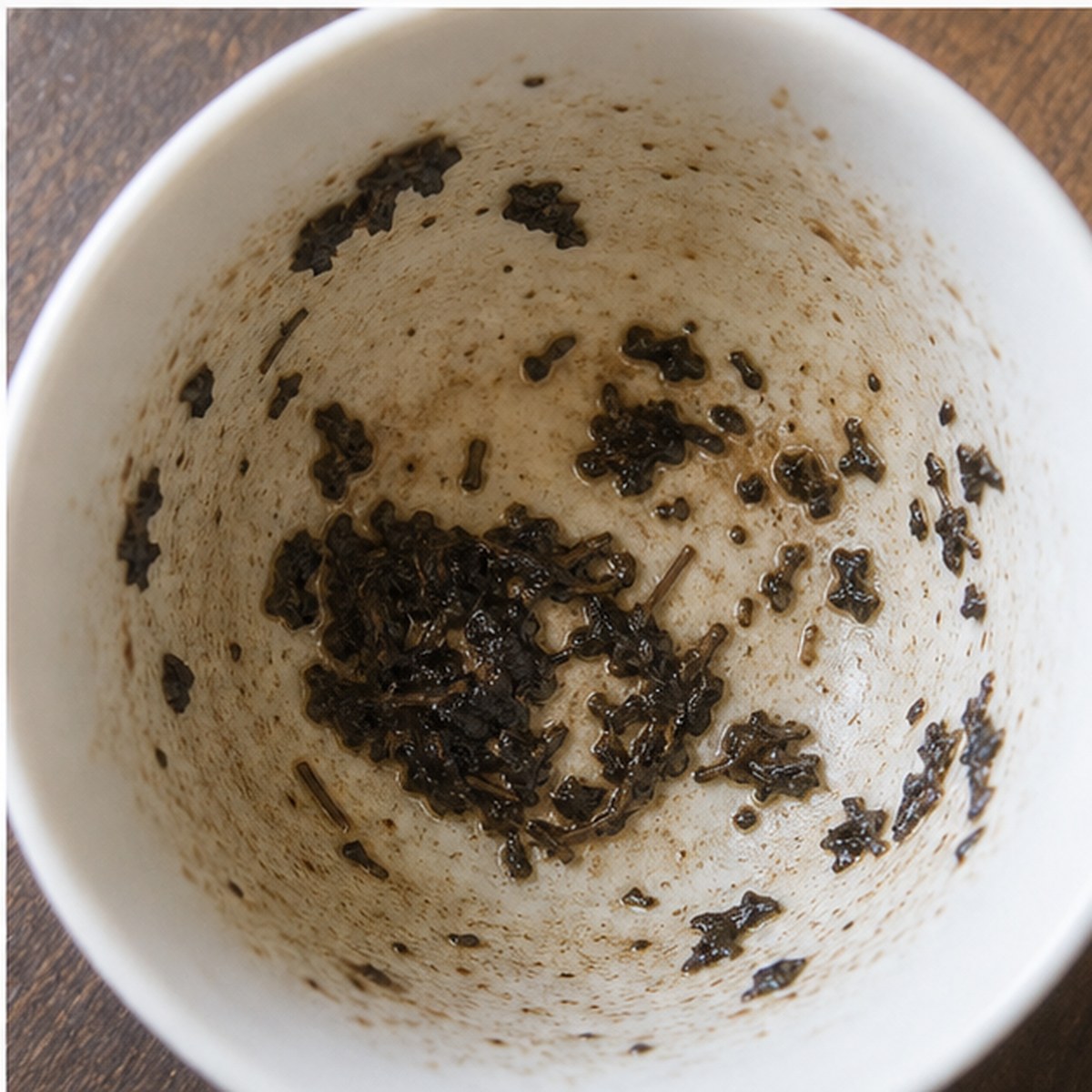 Lettuce tea leaves cup variation three