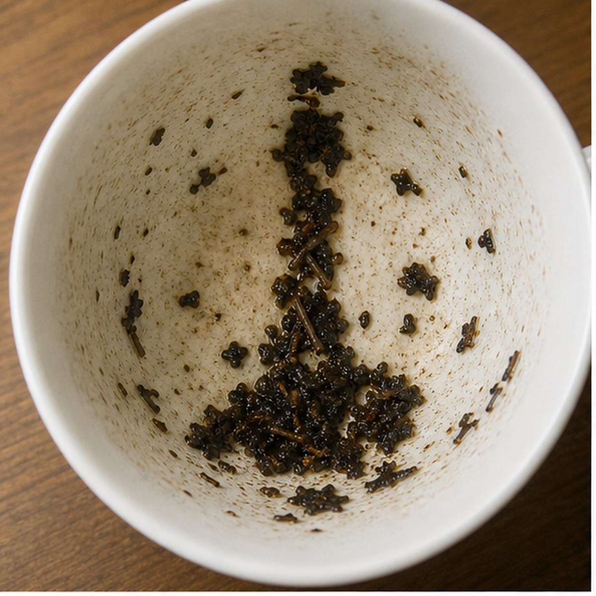 Lighthouse tea leaf reading cup example
