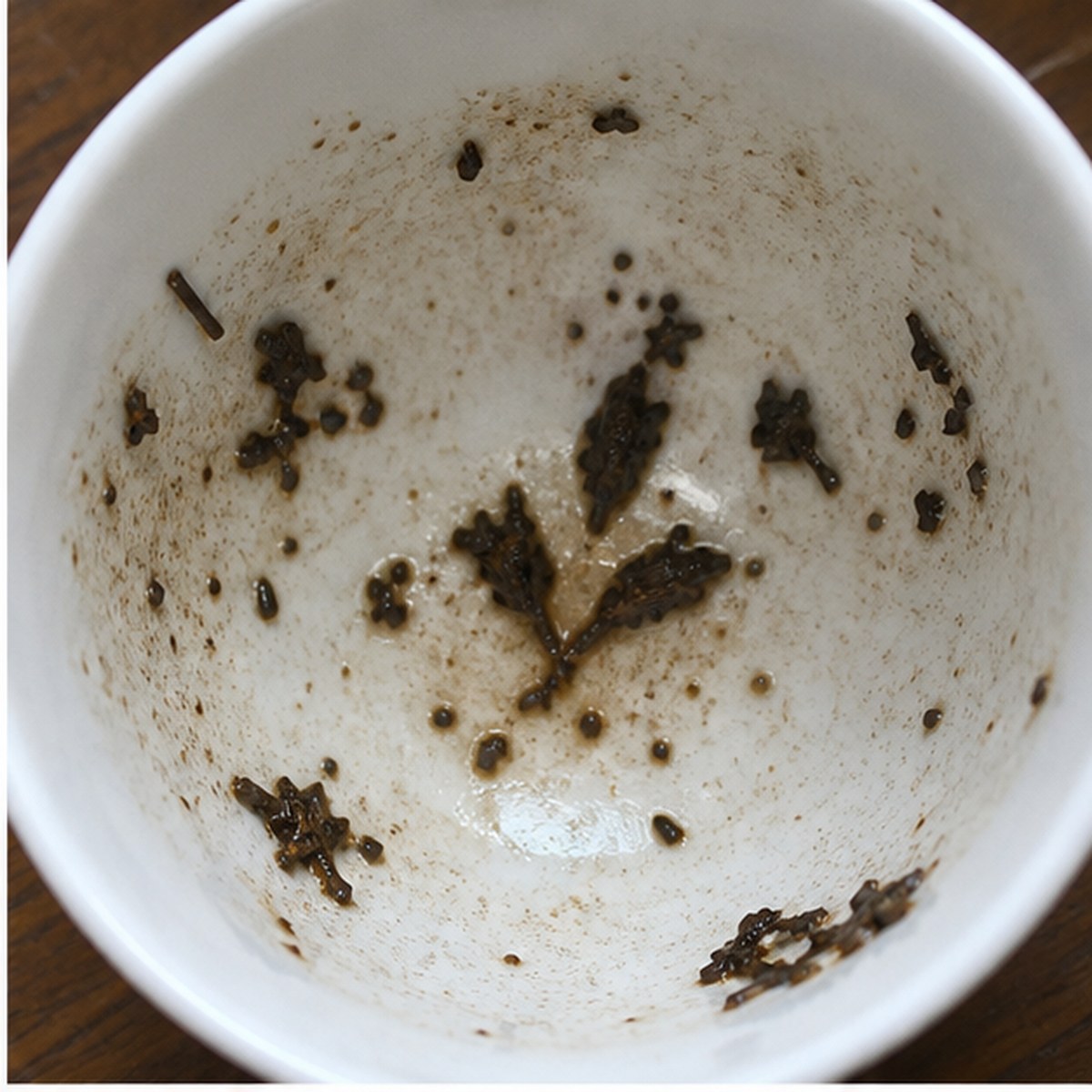 Lily tea leaves cup variation one