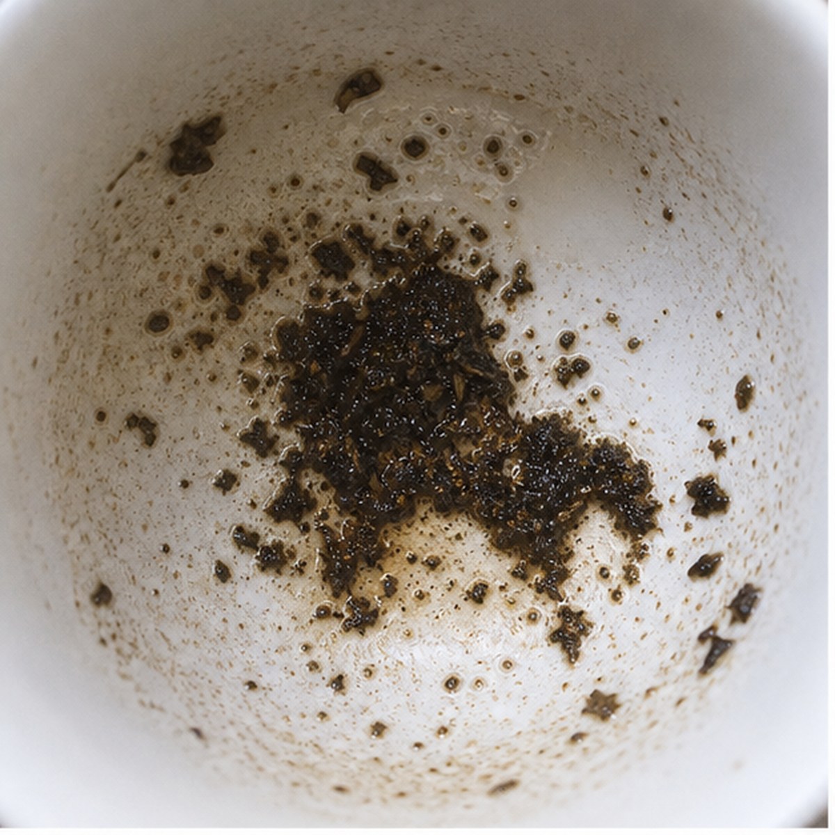 Lion tea leaf reading cup example