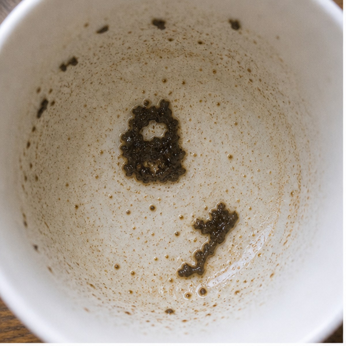 Lock And Key tea leaf reading cup example