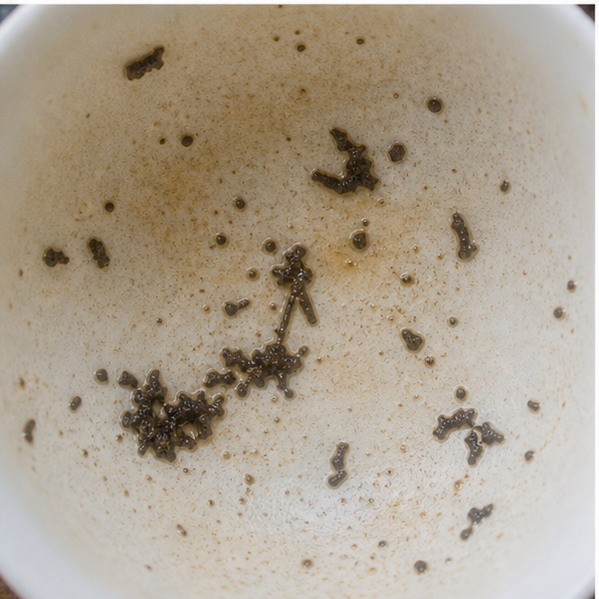 Mace tea leaves cup variation two