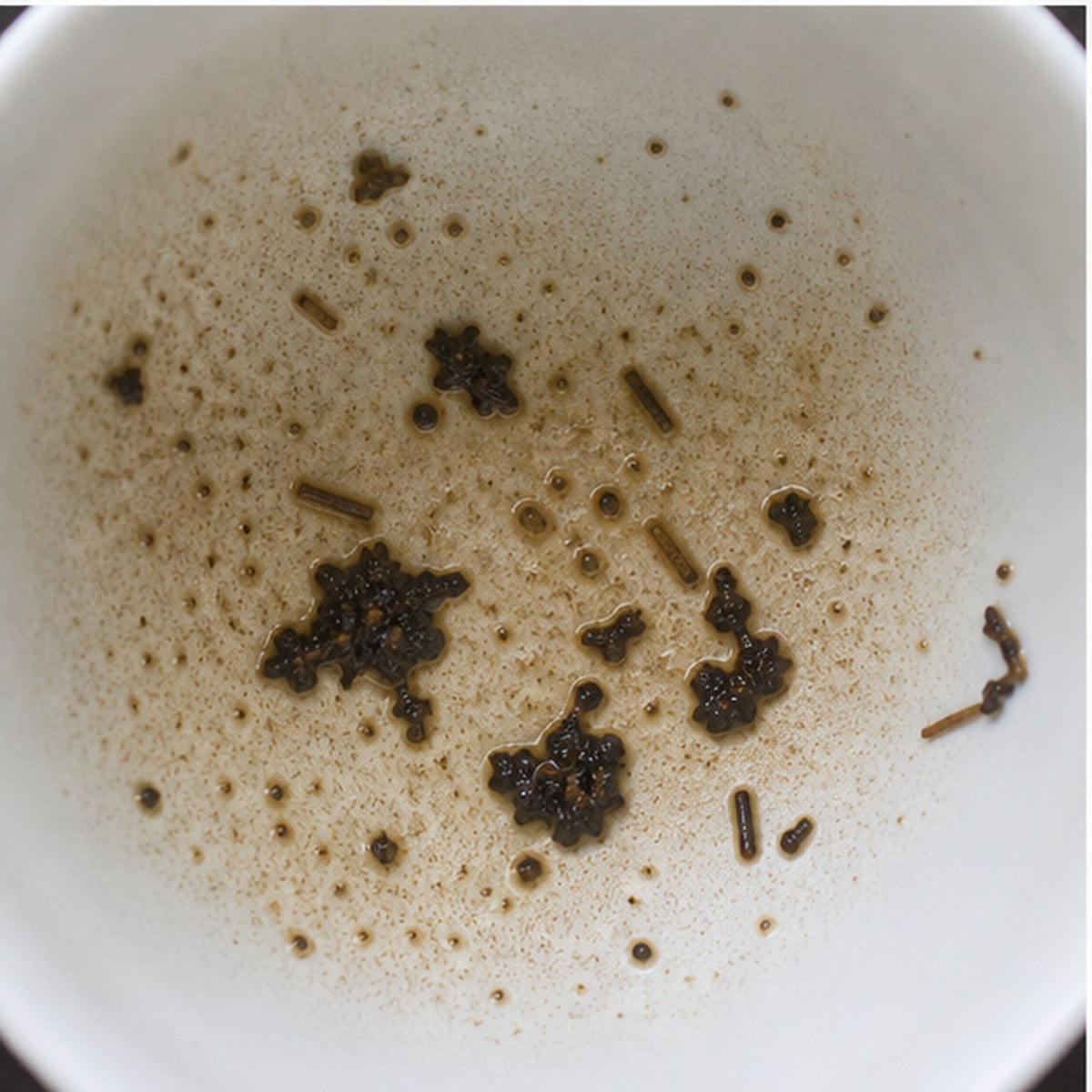Mahl Stick tea leaves cup variation two