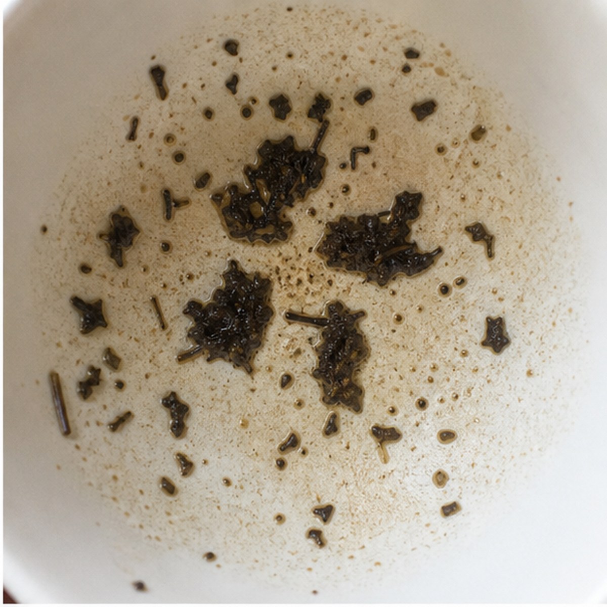 Maltese Cross tea leaves cup variation one