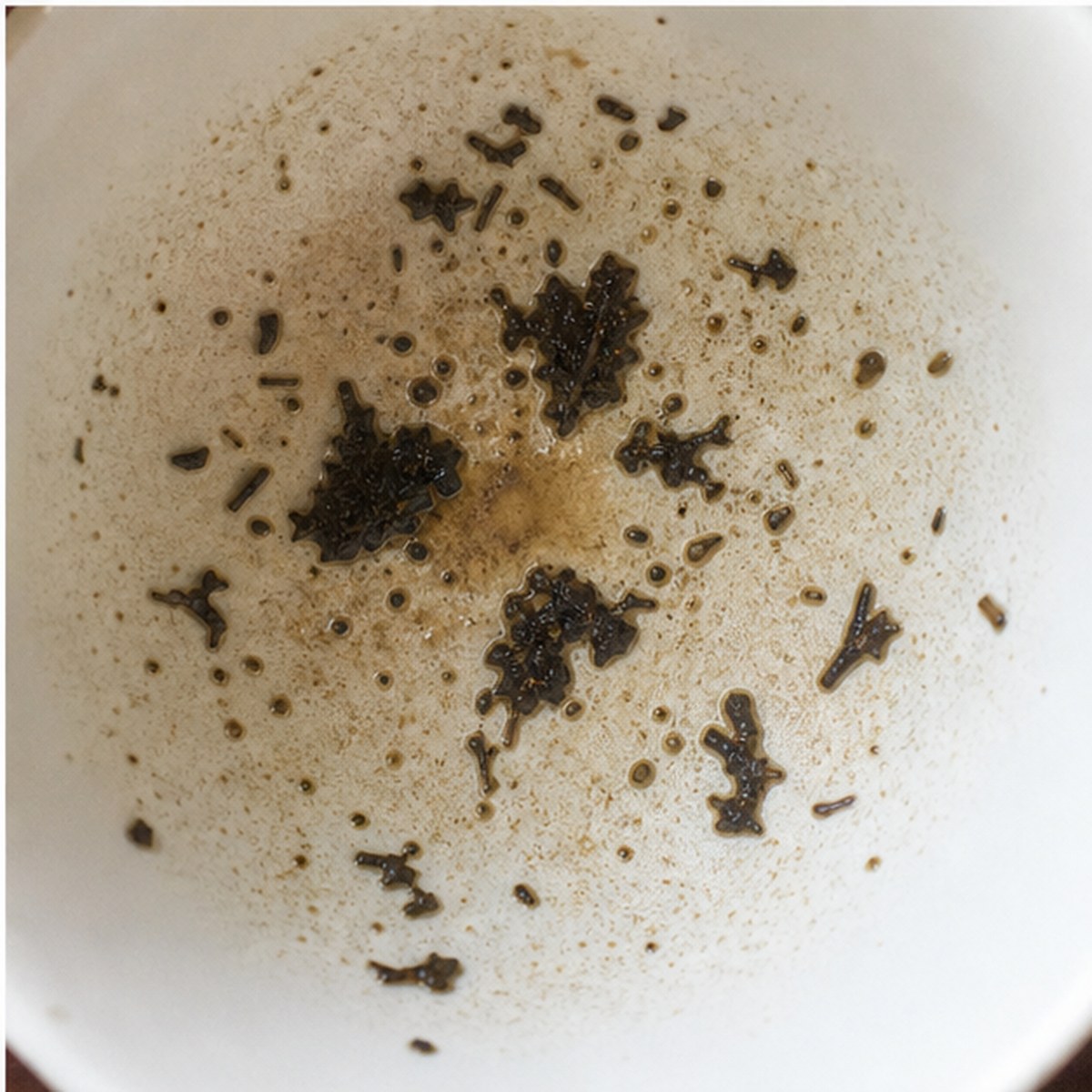 Maltese Cross tea leaves cup variation three