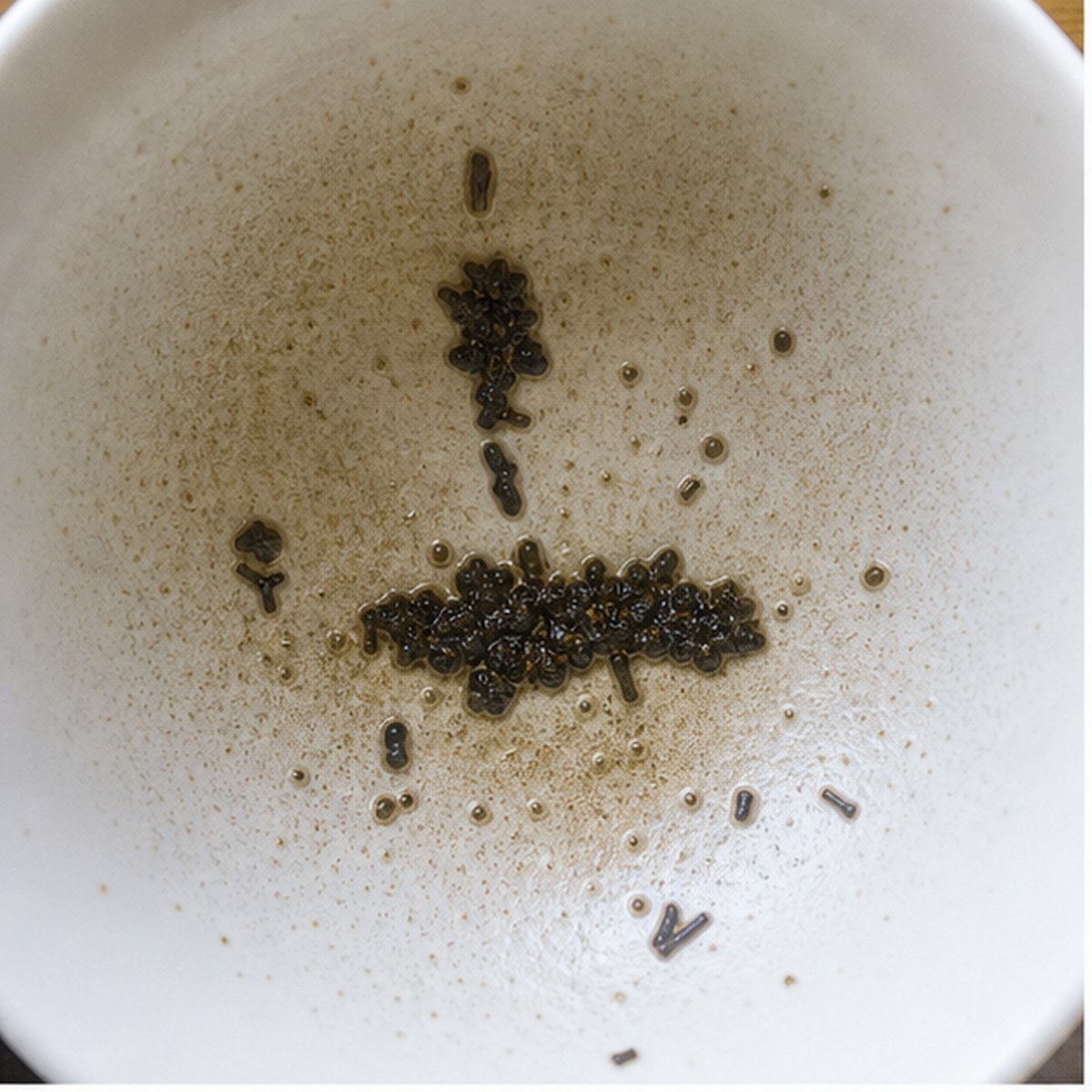 Man Speaking From A Platform tea leaf reading cup example