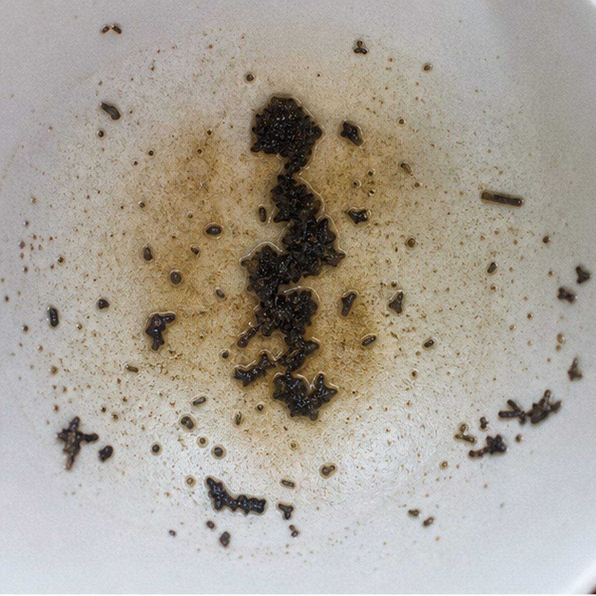 Man tea leaf reading cup example