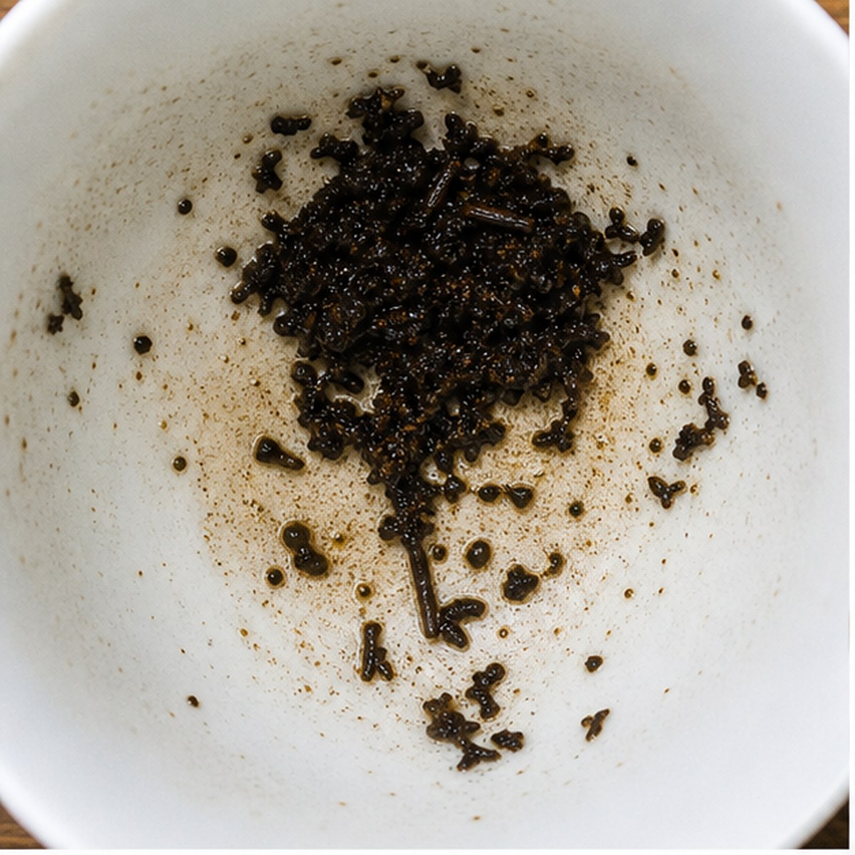 May Tree tea leaf reading cup example