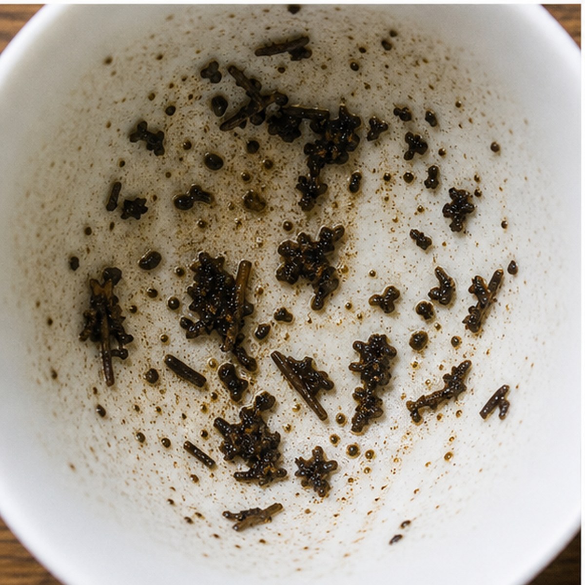 May Tree tea leaves cup variation two