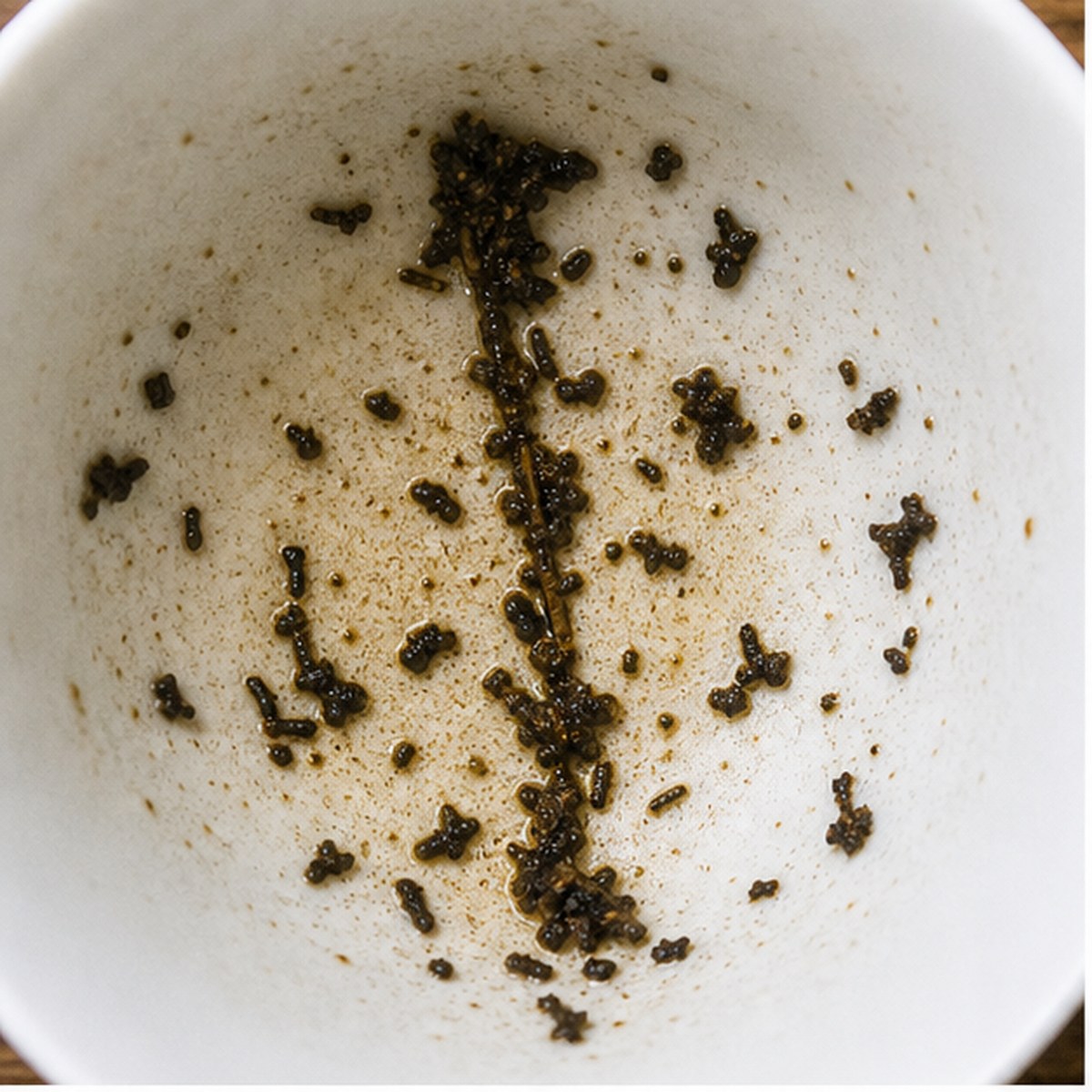 Maypole tea leaf reading cup example