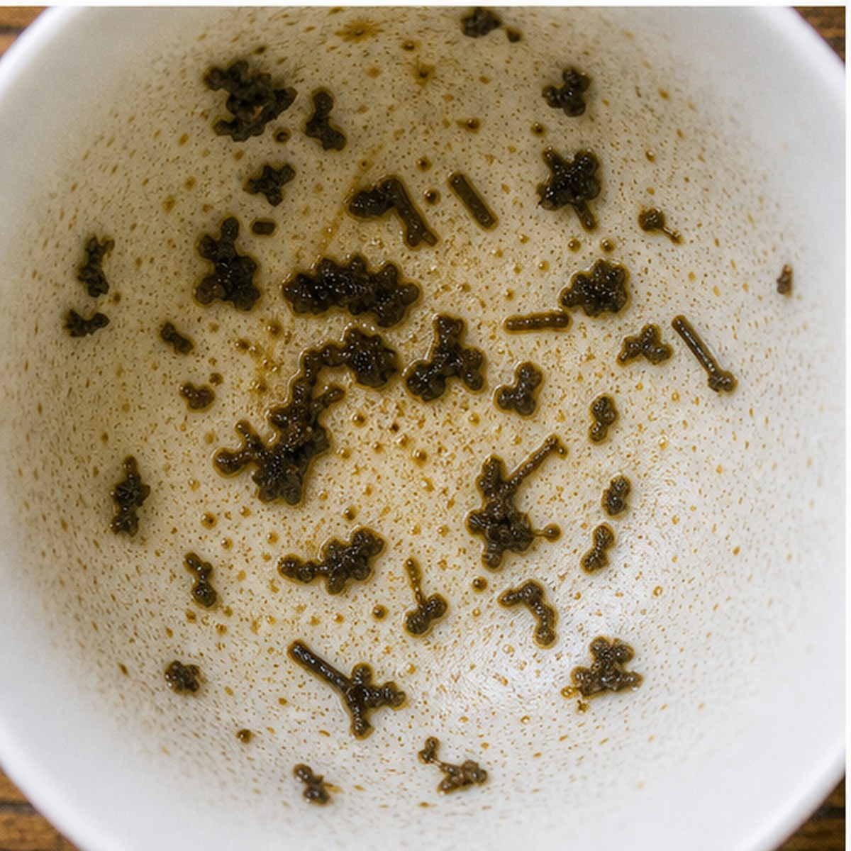 Medal tea leaves cup variation two