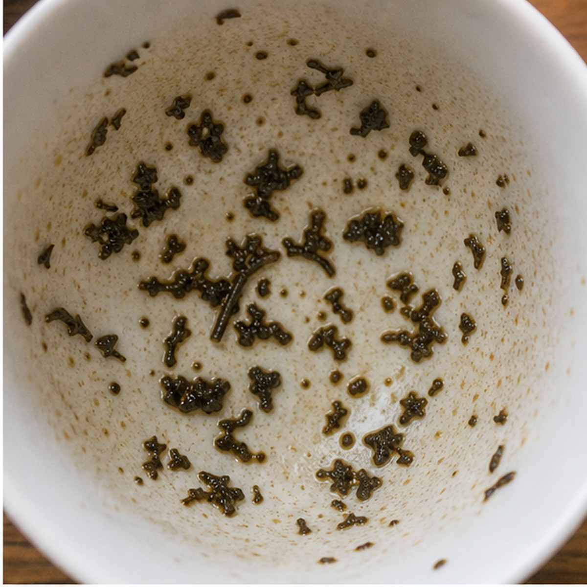 Medlar tea leaves cup variation one