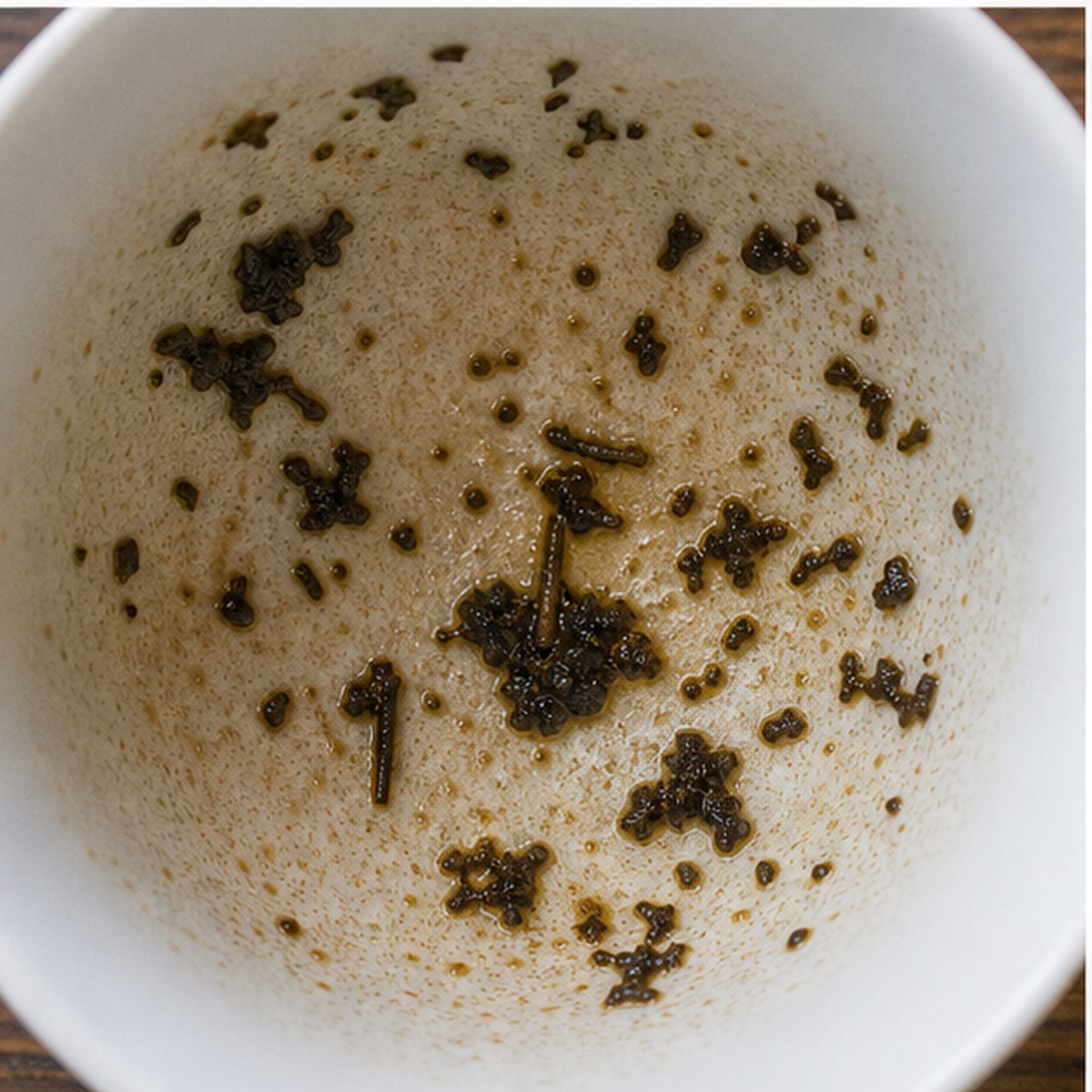 Medlar tea leaves cup variation two