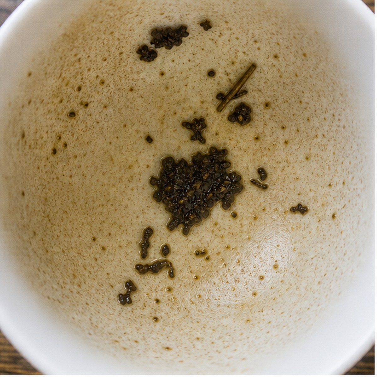 Mercury tea leaf reading cup example