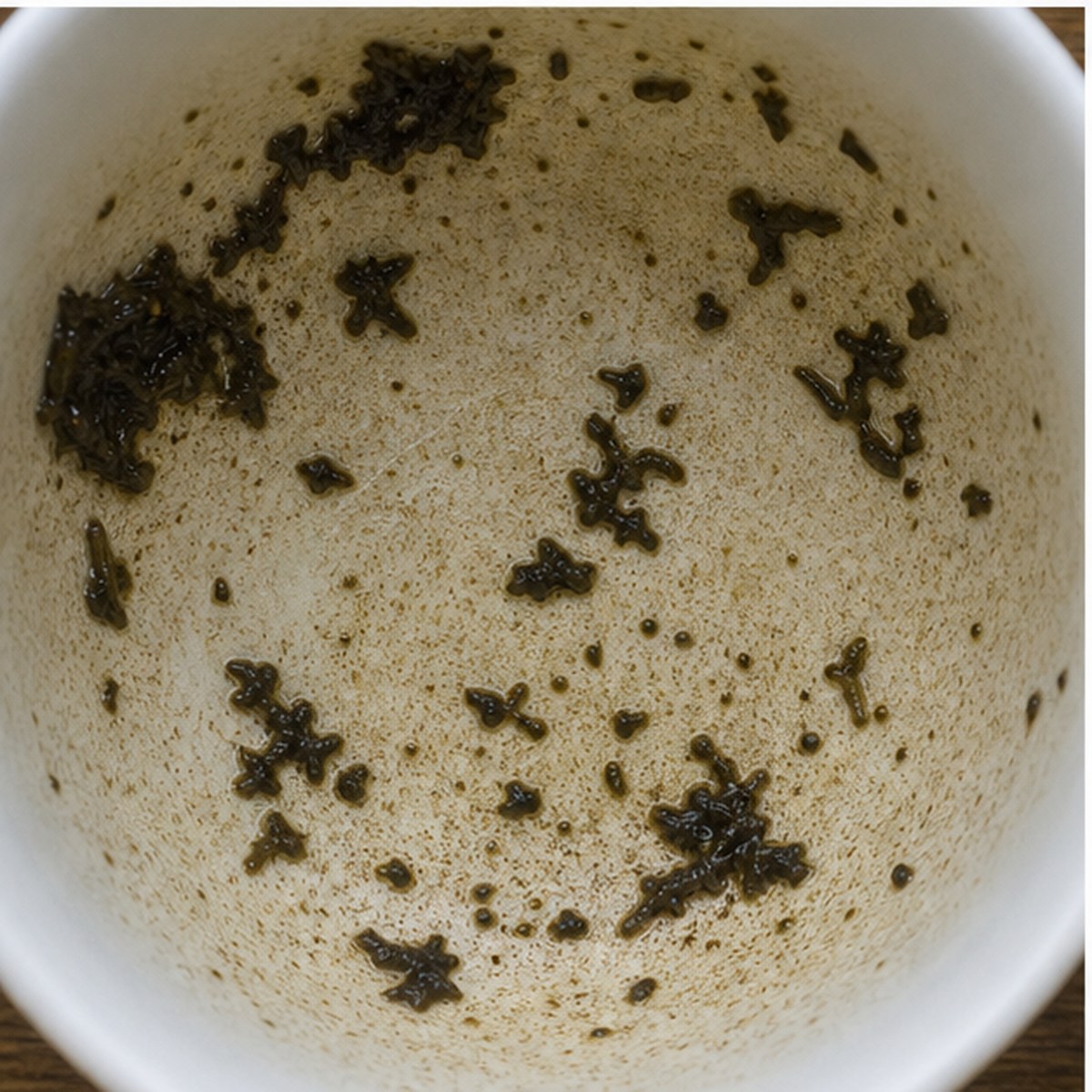 Mirror tea leaves cup variation two