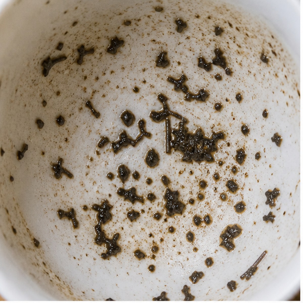 Monkey tea leaf reading cup example