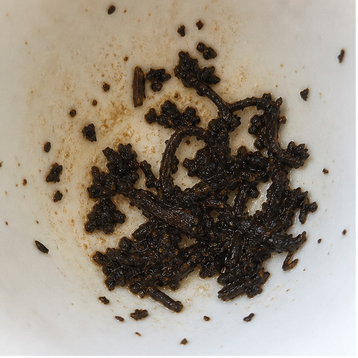 Monograms tea leaf reading cup example