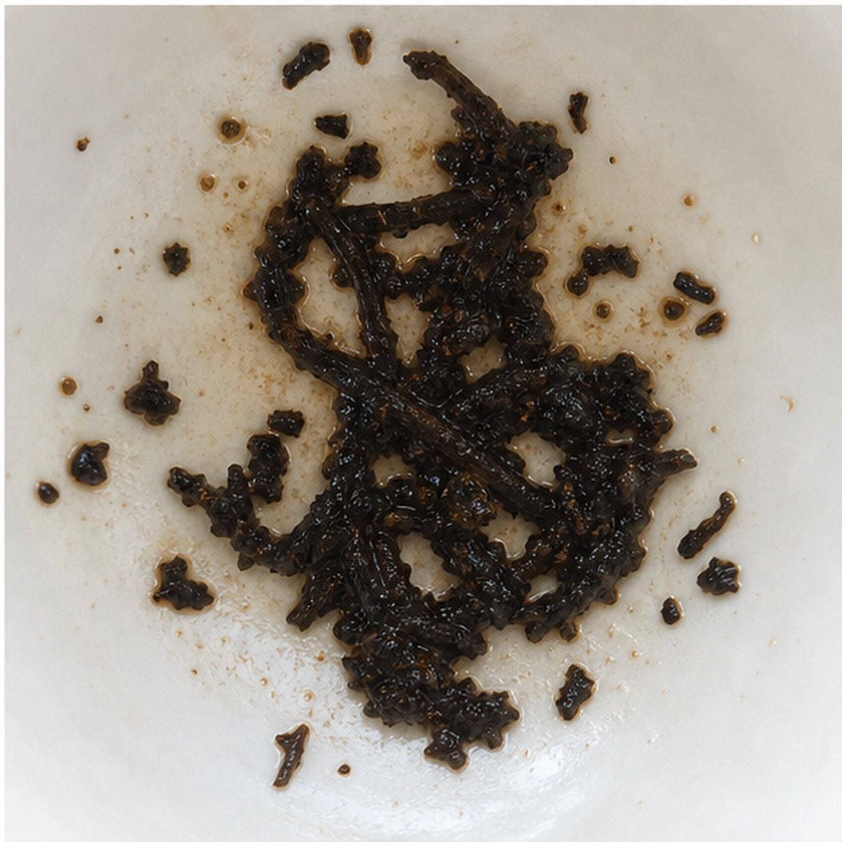 Monograms tea leaves cup variation three