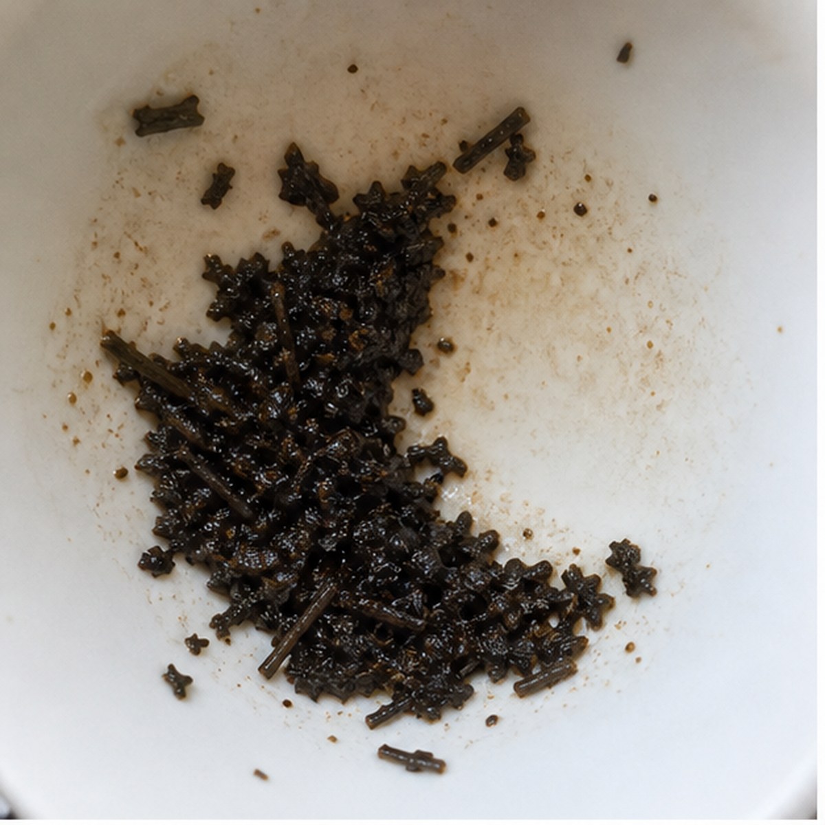 Moon tea leaf reading cup example