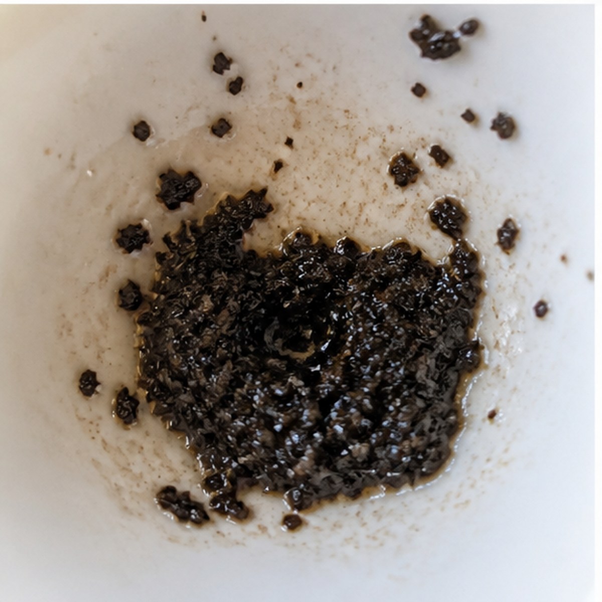 Mortar tea leaves cup variation two