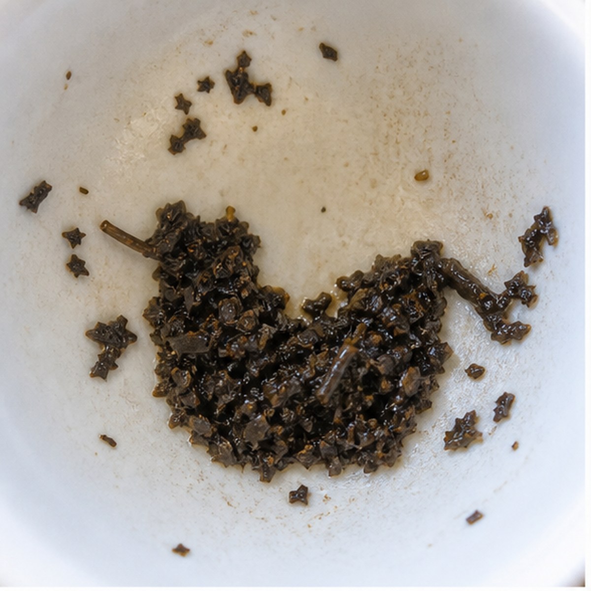 Mug tea leaf reading cup example