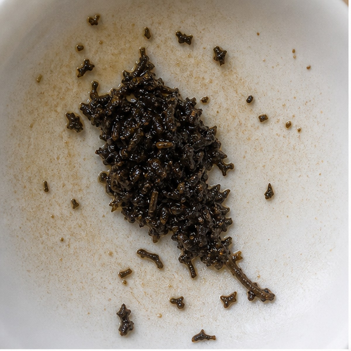 Mutton Chop tea leaf reading cup example