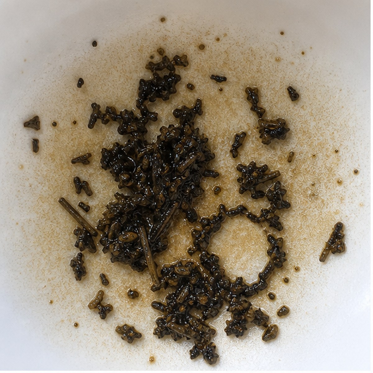 Native With "Tom-Tom" tea leaf reading cup example
