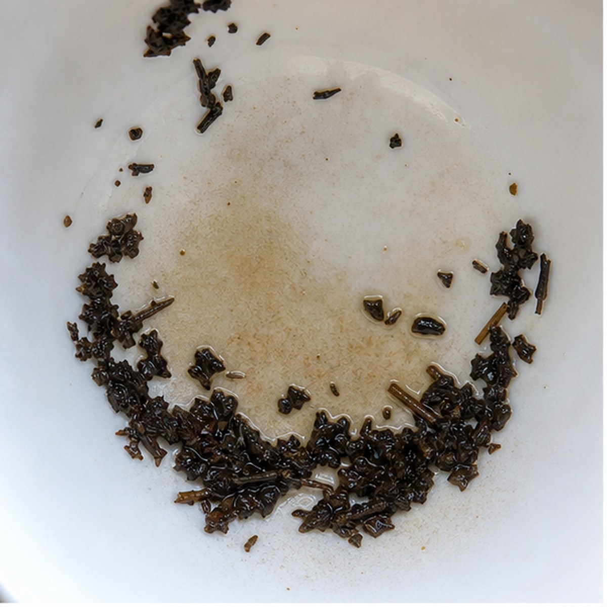 Necklace tea leaf reading cup example
