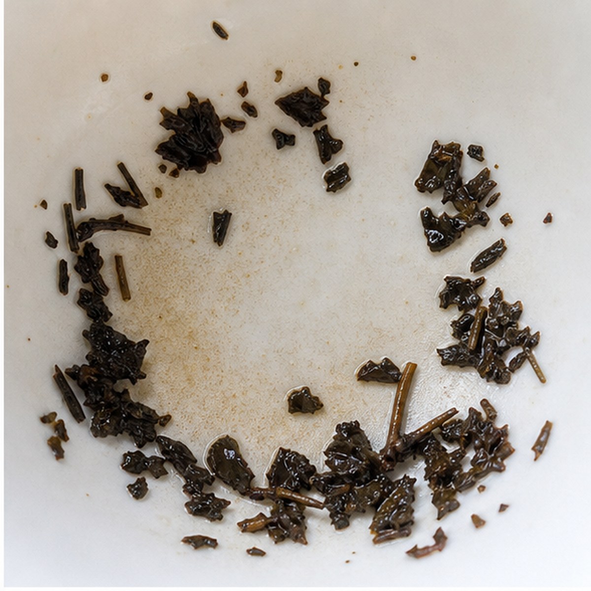 Necklace tea leaves cup variation one