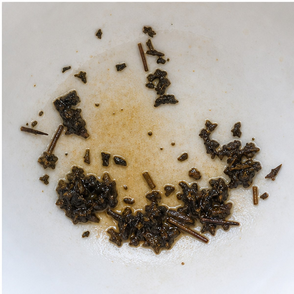 Needles tea leaves cup variation three