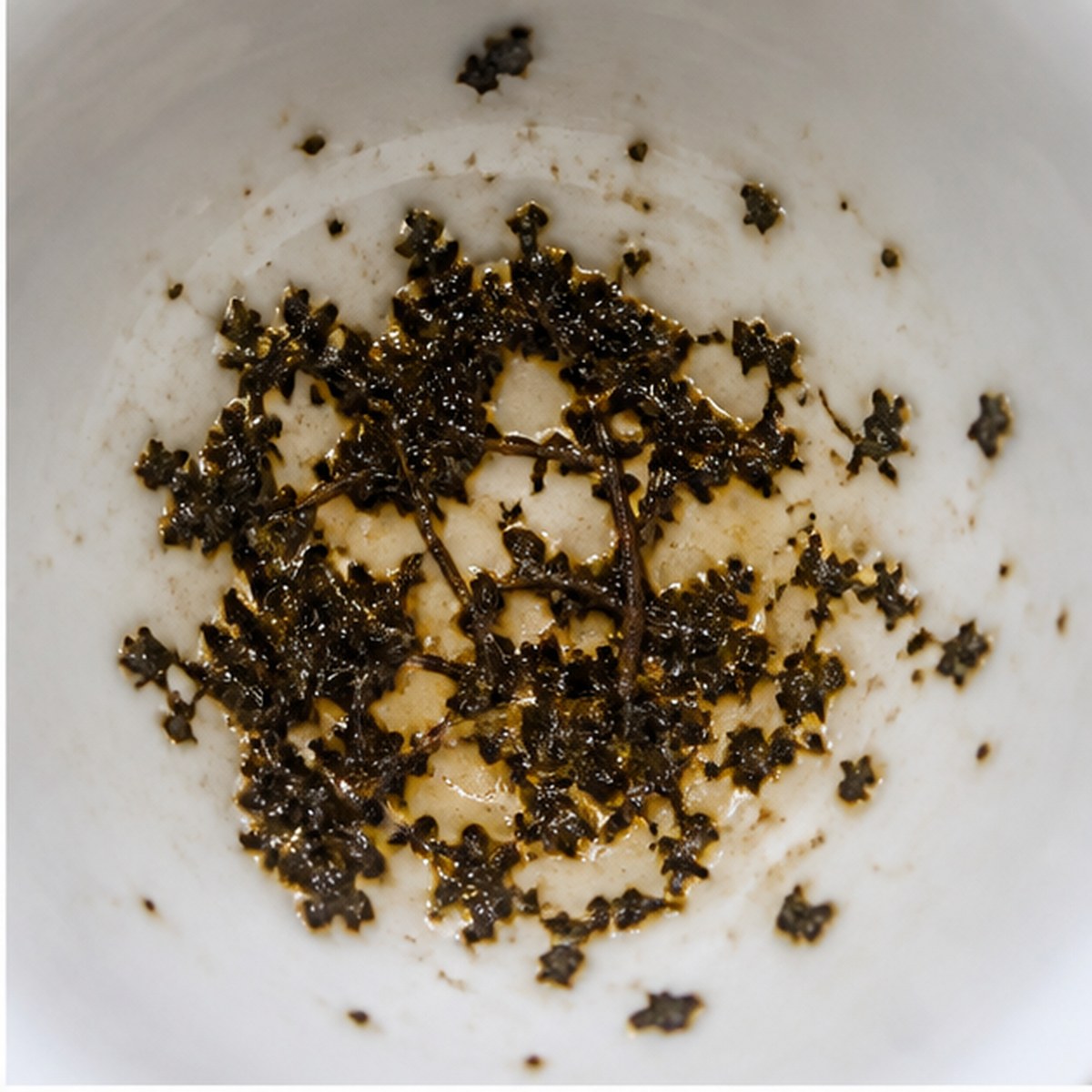 Net tea leaves cup variation one