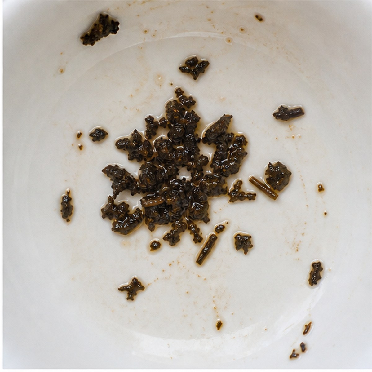 Nosegay tea leaves cup variation one