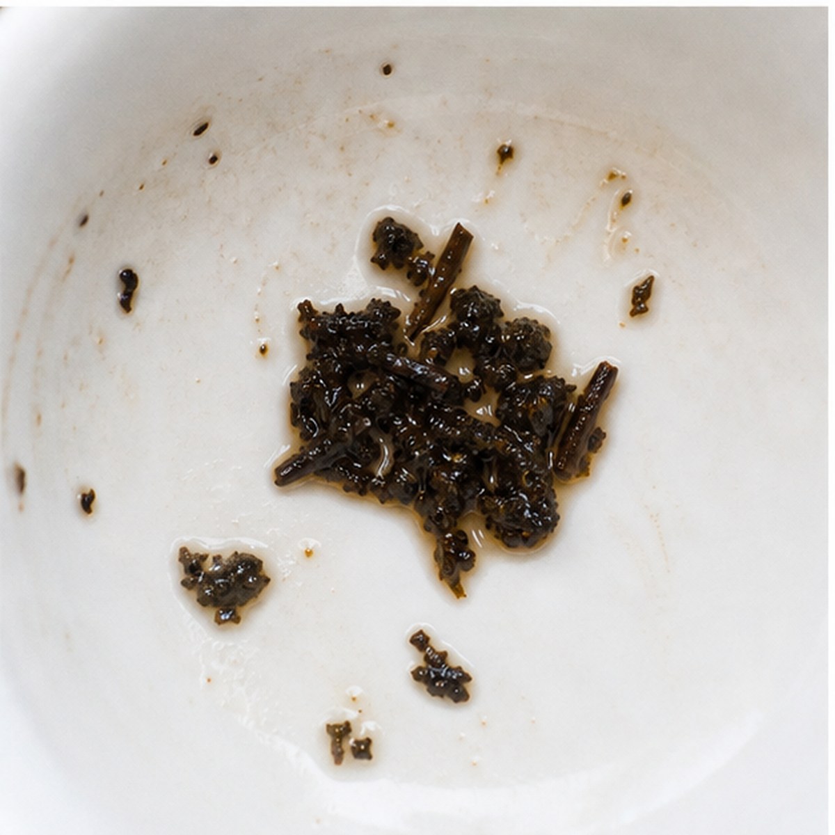 Nosegay tea leaves cup variation two