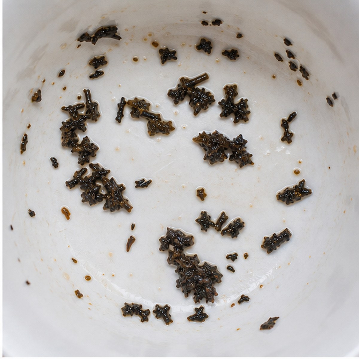 Numbers tea leaves cup variation one