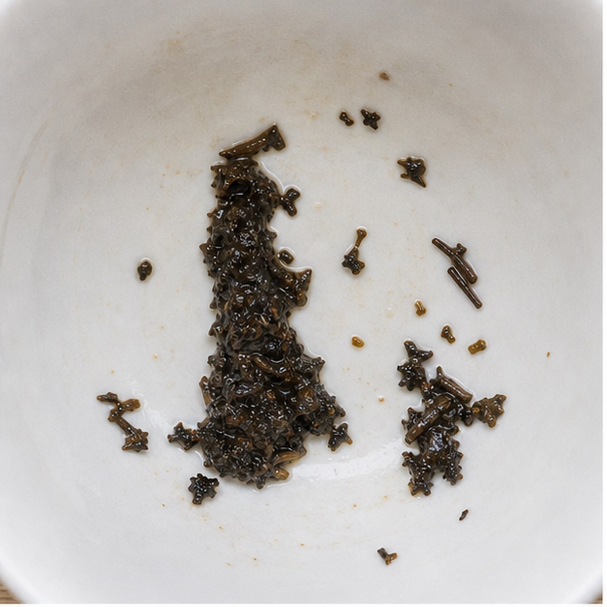 Nun tea leaf reading cup example