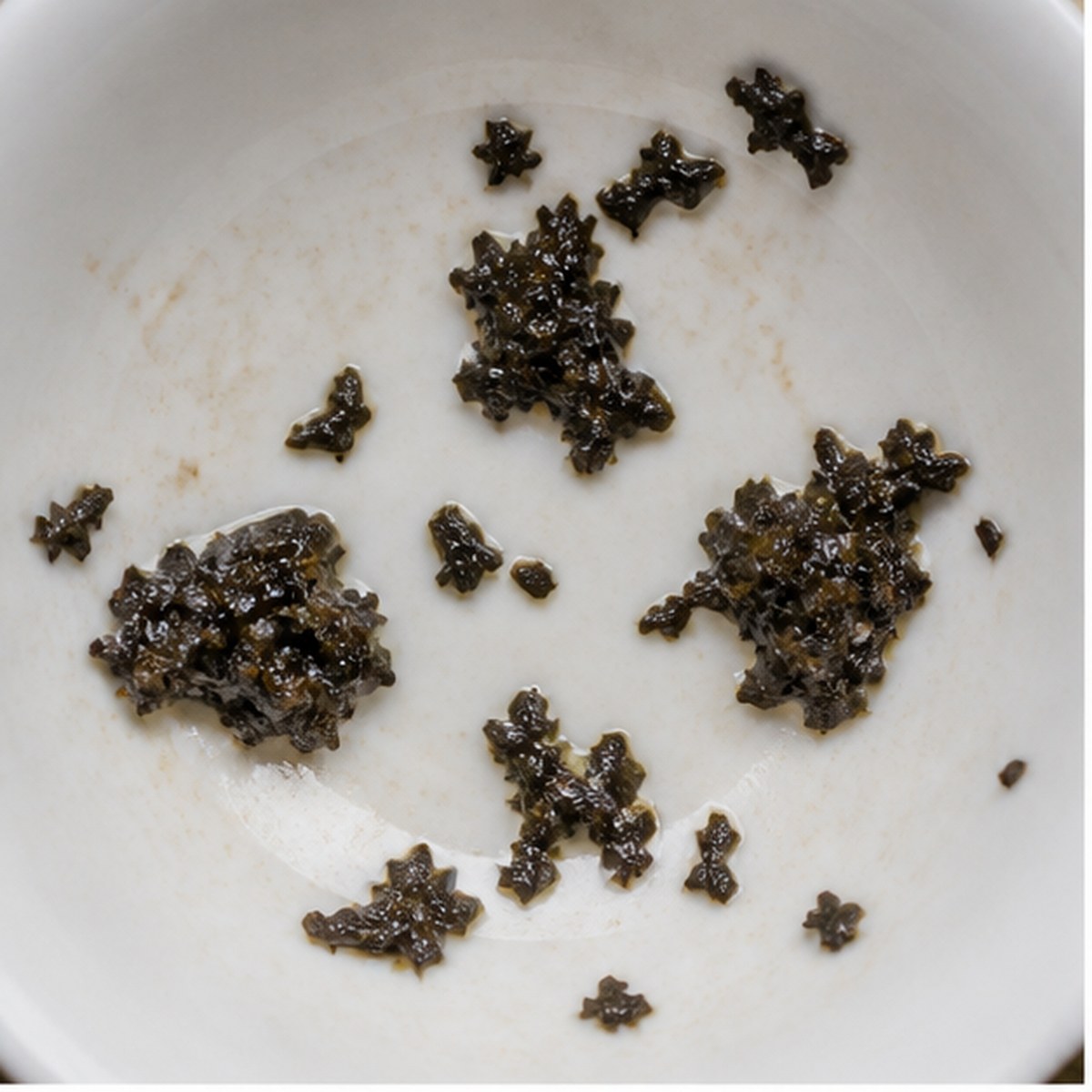 Nuts tea leaf reading cup example